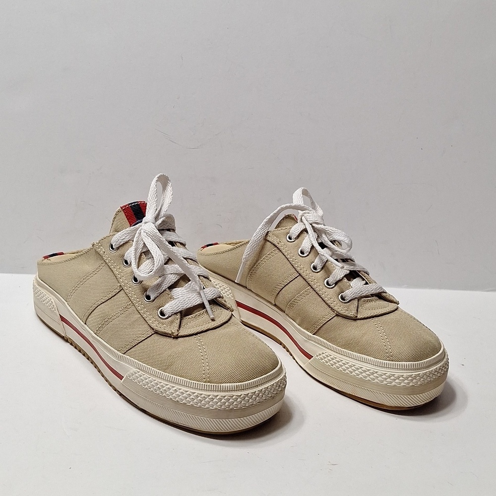 Kedsport Beige Canvas Casual Streetwear Mule Slip On Sneakers Size 6.5